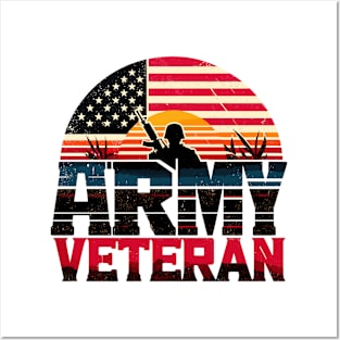 ARMY VETERAN Posters and Art